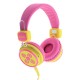 Moki Kid Safe Volume Limited Pink & Yellow Headphones