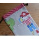 Extra Small Drawstring Bag - Pirate Parrot on Beige